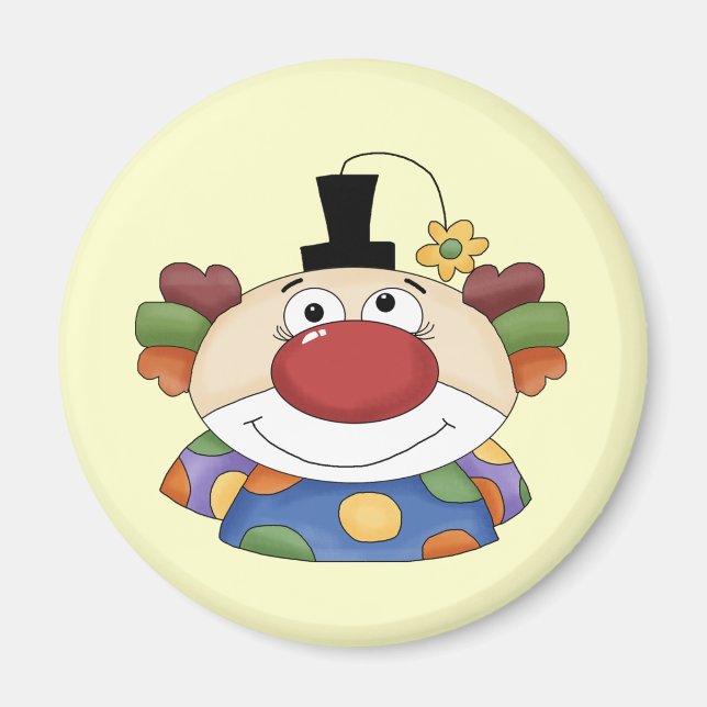 Sweet Clown Face Magnet (Front)