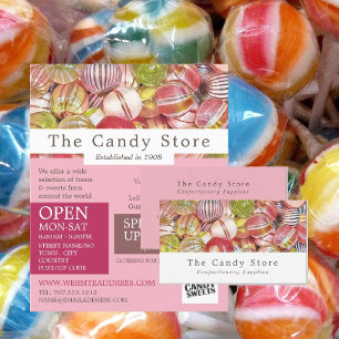 Sweet Collection, Confectionery Supplies Business Card