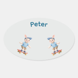 Sweet Collection Oval Sticker