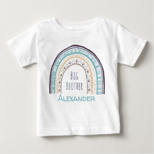 Sweet colorful rainbow big brother reveal baby T-Shirt