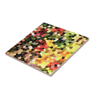 Sweet Colourful Honeycomb Pattern Mosaic Ceramic Tile
