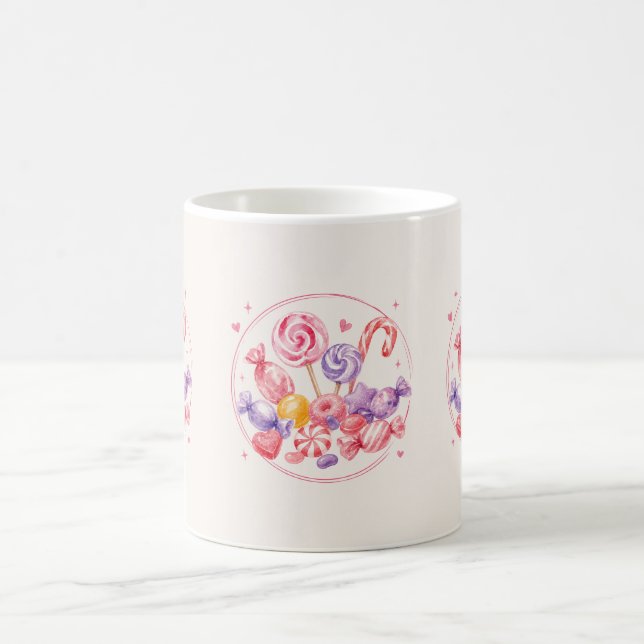 Sweet & Colourful mug for Candy Fans (Center)