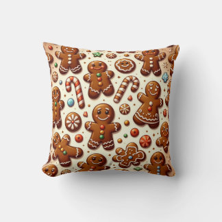 Sweet Comfort: Gingerbread Delight Cushion