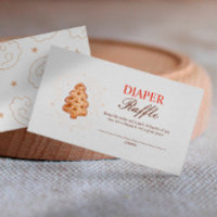 Sweet Cookie Christmas Baby Shower Diaper Raffle