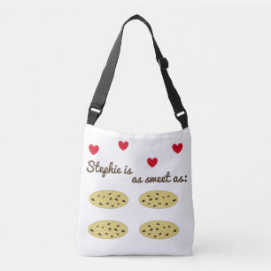 Sweet Cookies and Hearts Crossbody Bag
