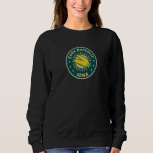 Sweet Corn Field Iowa Republic Butter Cob Kernel E Sweatshirt