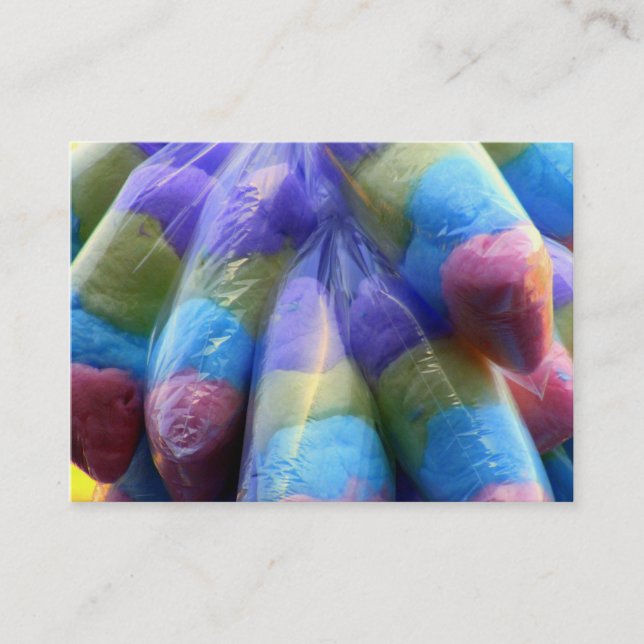Sweet Cotton Candy Business Card (Front)