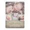 Sweet Country Burlap Baby Boy Birth Announcement