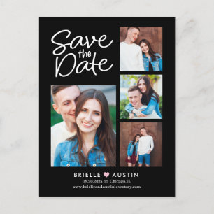 Sweet Couple EDITABLE COLOR Save The Date Postcard