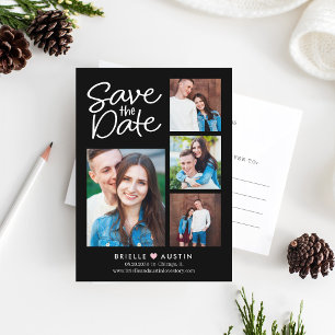 Sweet Couple EDITABLE COLOR Save The Date Postcard