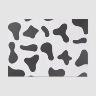 Sweet Cow Black and White Tissue Paper