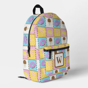 Sweet Cravings Printed Backpack
