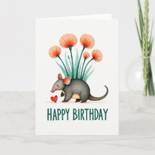 Sweet Creature Floral Birthday Card