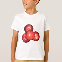 Sweet & Crisp Red Apples - Organic Fruit Print