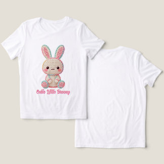 Sweet Crochet Bunny Tri-Blend Shirt
