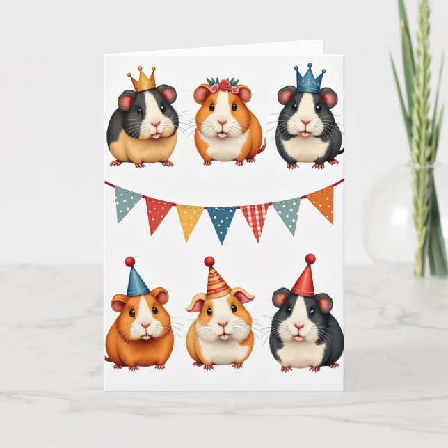Sweet Crowned Birthday Card (Front)