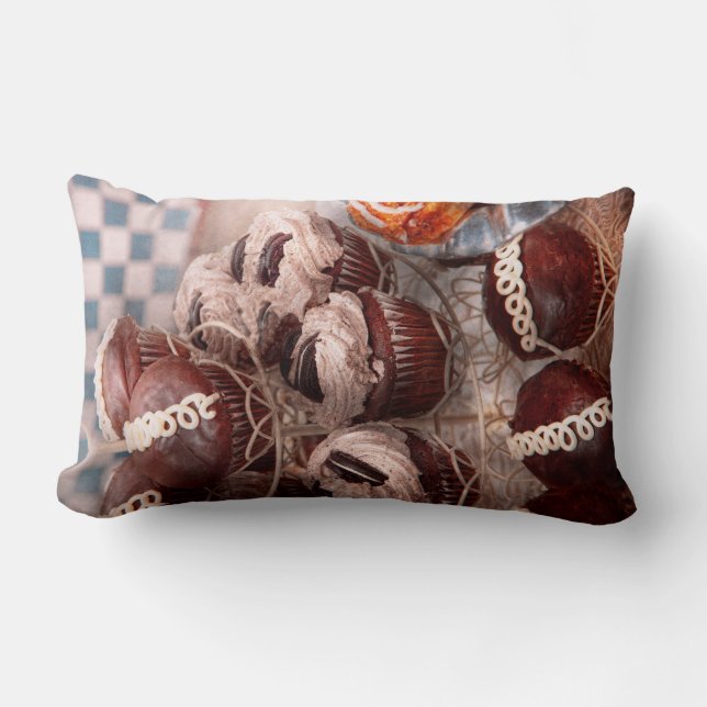 Sweet - Cupcake - Cupcake mountain Lumbar Cushion (Front)