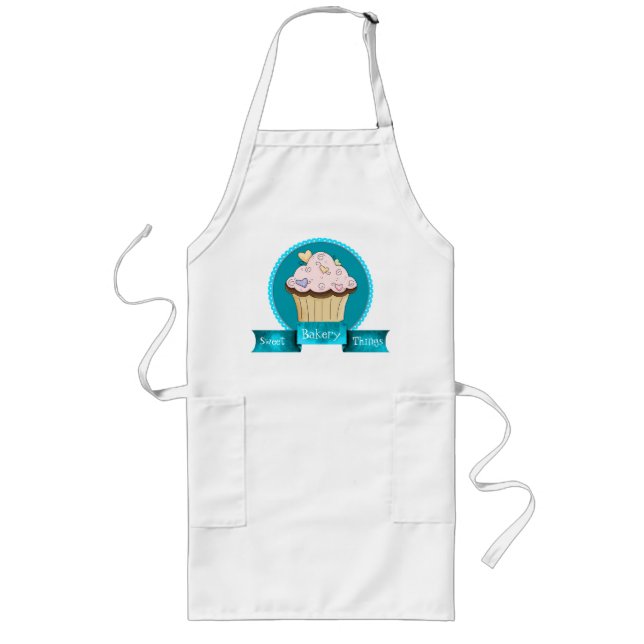 Sweet Cupcake Custom Bakery Apron (Front)