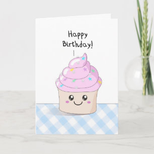 Sweet Cupcake - Happy Birthday card