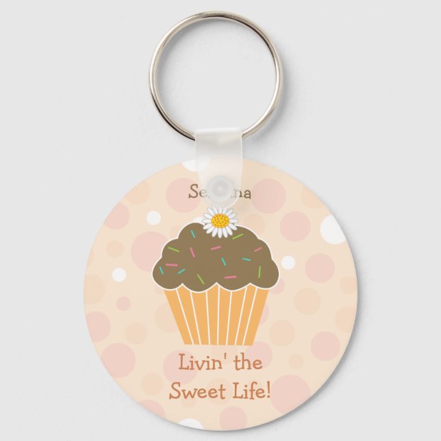 Sweet Cupcake Keychain (Front)