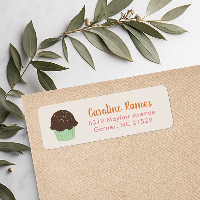 Sweet Cupcake Kids Return Address Label (Creator Uploaded)