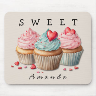 SWEET Cupcake Mousepad Customizable