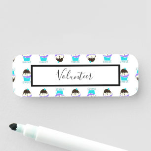 Sweet Cupcake Name Tag