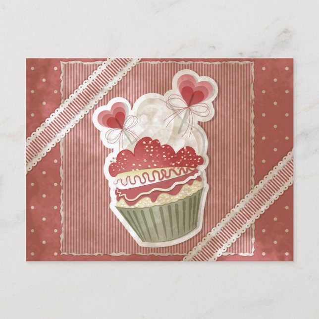 Sweet Cupcake Postcard (Front)