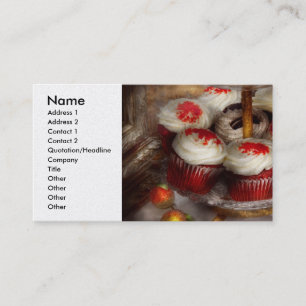 Sweet - Cupcake - Red velvet cupcakes Business Card