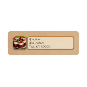 Sweet - Cupcake - Red velvet cupcakes Return Address Label