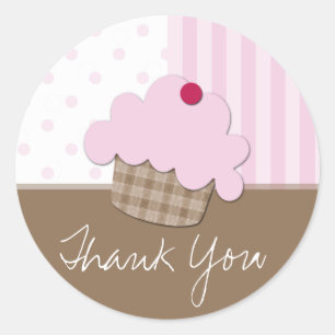 Sweet Cupcake Thank You Seal