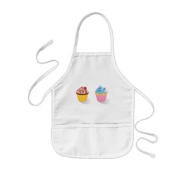 sweet cupcakes kids apron (Front)