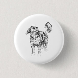 Sweet Curl Light 3 Cm Round Badge