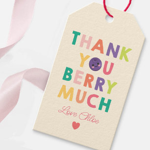 Sweet Cute Berry Tag, Thank You Berry Much Gift Tags