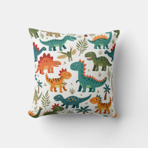 Sweet & Cute Dinosaurs Pillow