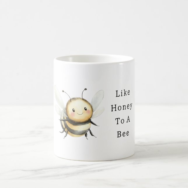 Sweet Cute Honey Bee Coffee Mug (Center)