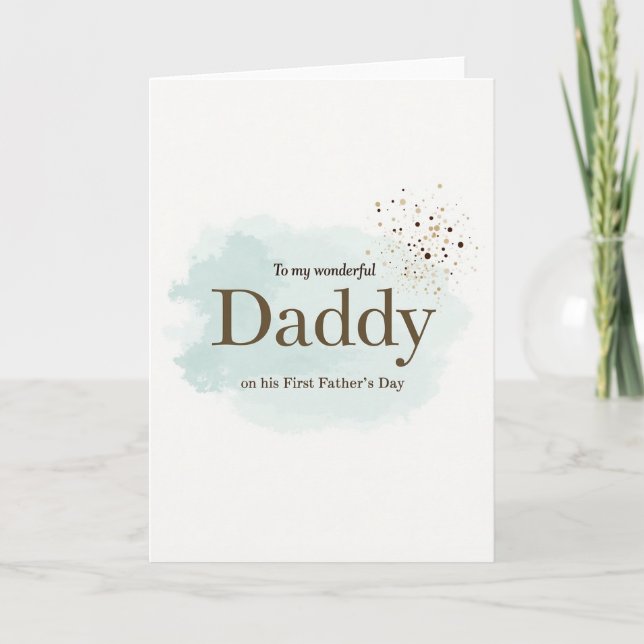 Sweet Daddy Milestone Card (Front)