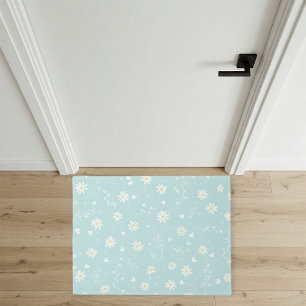 Sweet Daisies Welcome Mat - Personalized Doormat