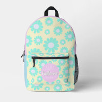 Sweet Daisy Baby Pastel Green Blue Pink
