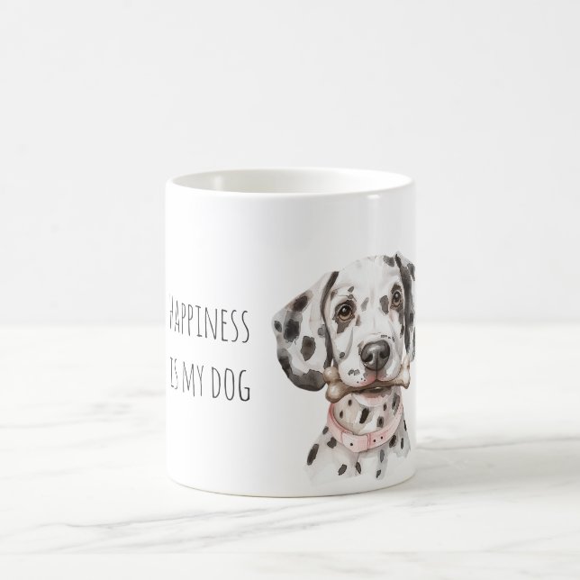 Sweet Dalmatian Puppy Dog Coffee Mug (Center)