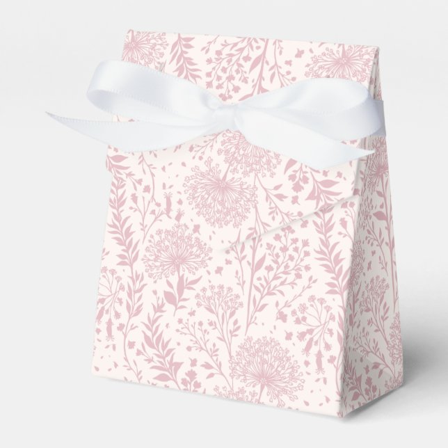 Sweet Dandelion Muted Rose - Neutral Favour Box (Front Side)