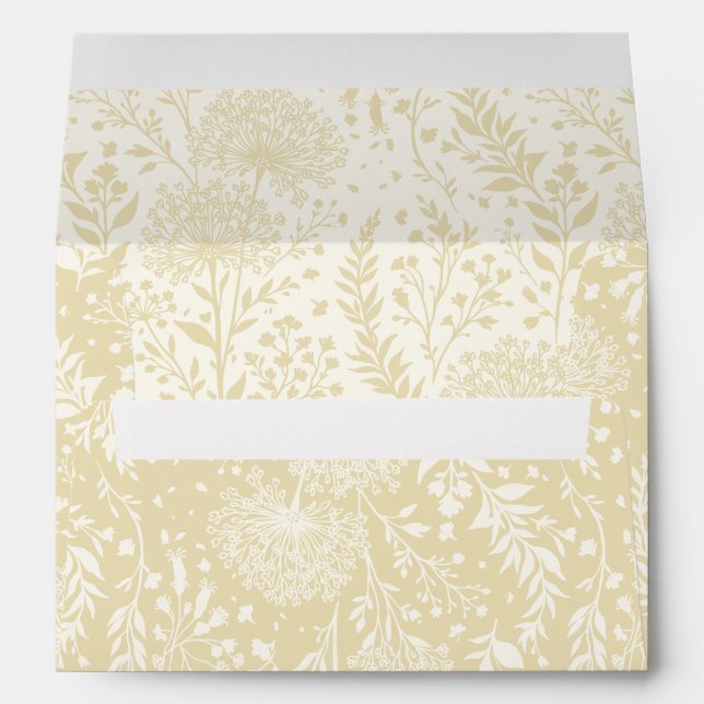Sweet Dandelion Neutral - Golden Wheat Envelope (Back (Bottom))