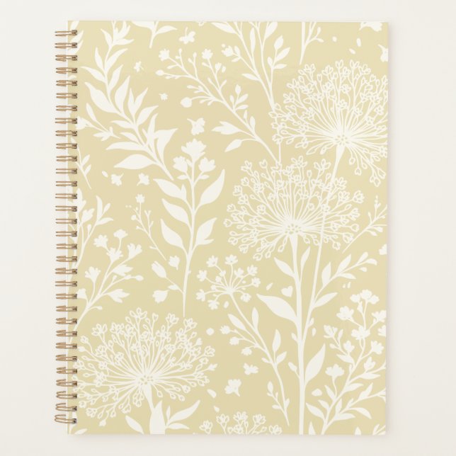 Sweet Dandelion Neutral - Golden Wheat Planner (Front)