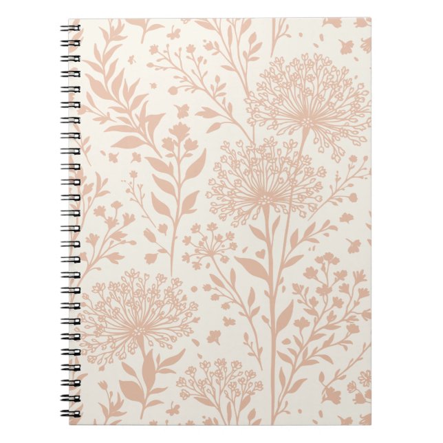 Sweet Dandelion Warm Apricot - Neutral Notebook (Front)