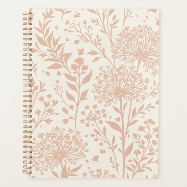 Sweet Dandelion Warm Apricot - Neutral Planner (Front)