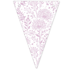 Sweet Dandelion Warm Lilac - Neutral Bunting