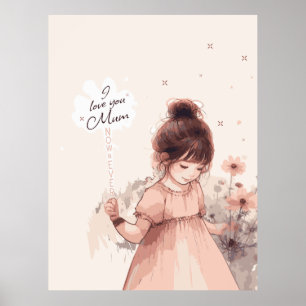 Sweet Daughter Love Mum Poster