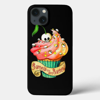 Sweet & Deadly  Skull Cupcake iPhone 13 Case