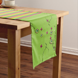 Sweet Death And Candy! Zombie XOXO Medium Table Runner