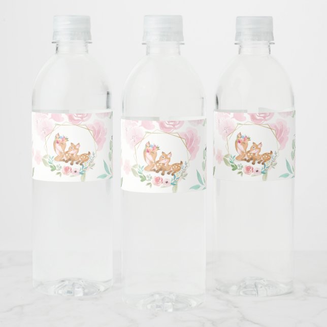 Sweet Deer & Fawan Food and Beverage Label Set (Bottles)